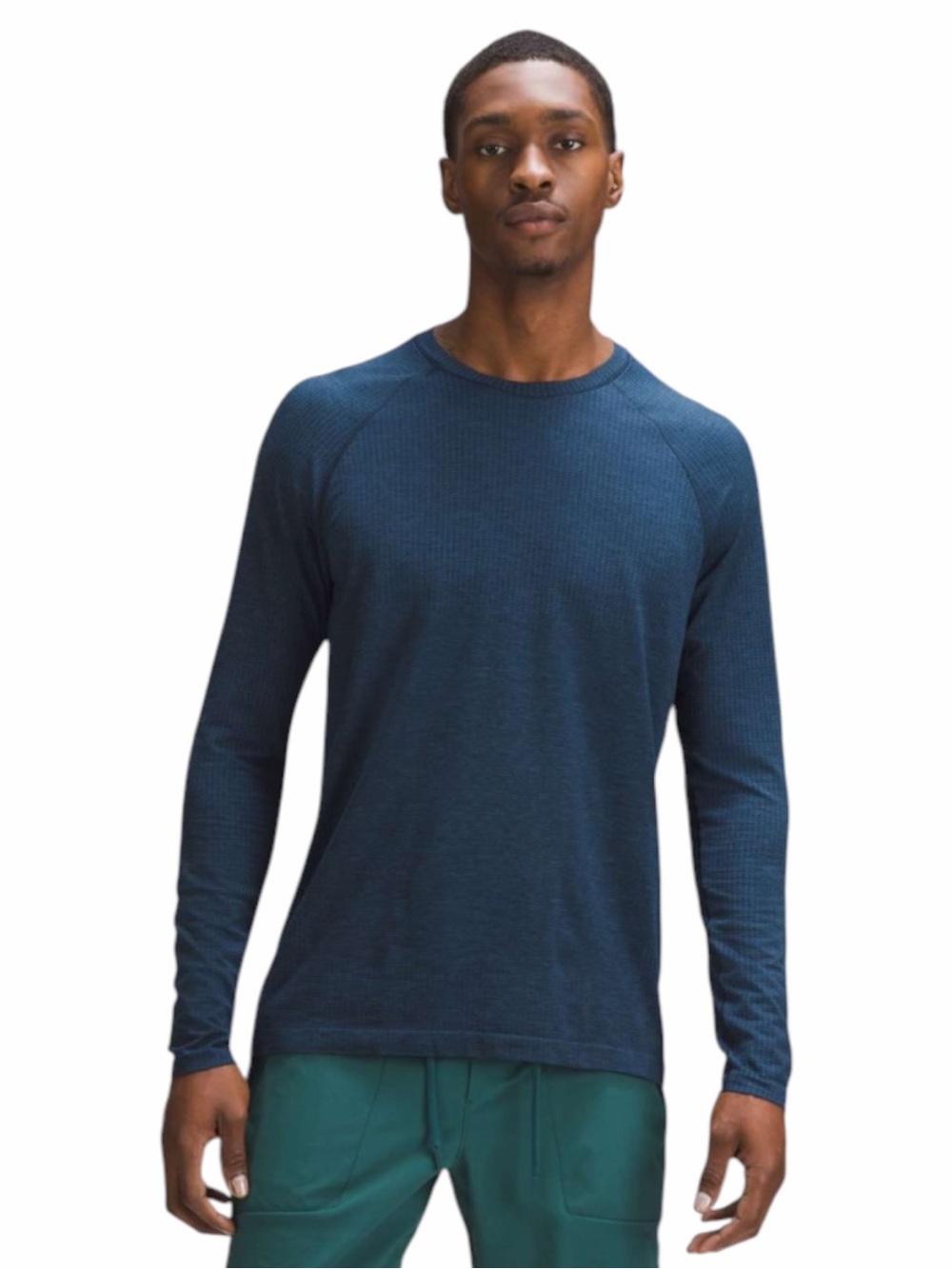 Lululemon Metal Vent Tech Long-Sleeve Shirt Mineral Blue Men's Size XL
